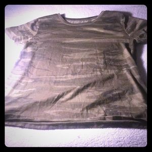 Camouflage cute t shirt